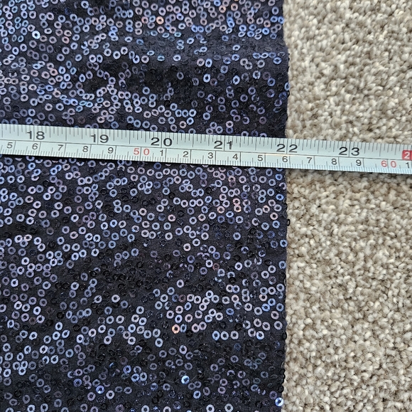 Tommy Hilfiger S sequin front tee jersey back midnight blue - Picture 7 of 9